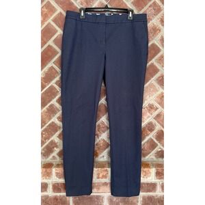 Boden Chino Trousers Navy Cotton Professional Office Straight Women's Size 12R